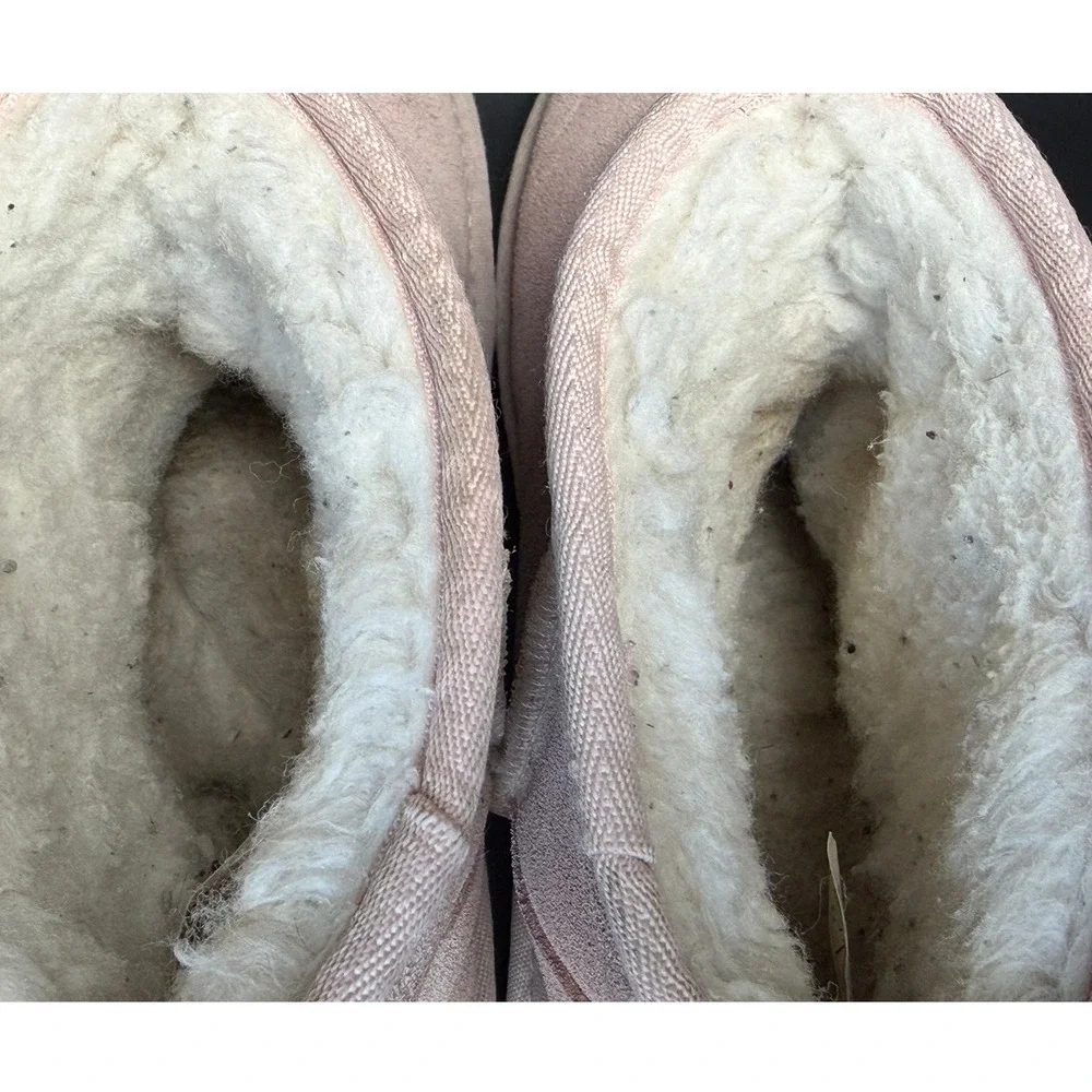 Koolaburra by UGG: Victoria Mini Pink Suede Faux Fur Boots, 1114851 Womens 8